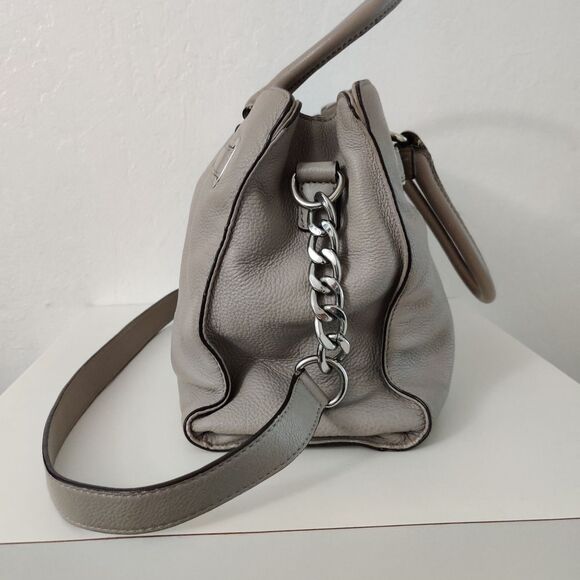 michael kors hamilton satchel gray - Picture 5 of 15